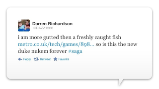 Illustration for article titled Twitter Is Pretty Sure Bioshock Infinite Has Become Duke Nukem Forever